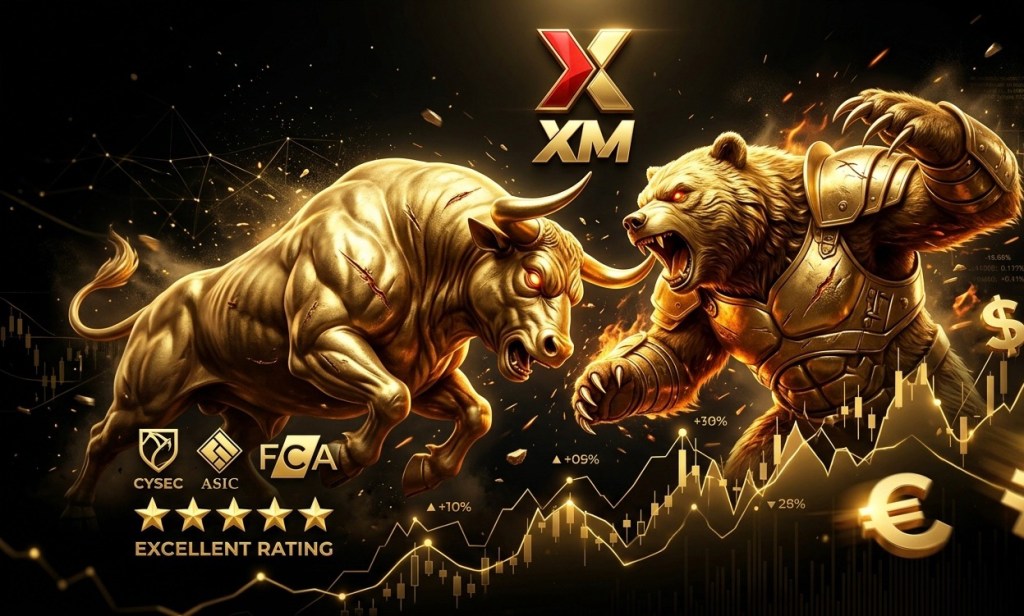XM Broker Review 2026 showing excellent rating and official FCA, ASIC, and CySEC regulation licenses for secure Forex and Gold trading.⁠